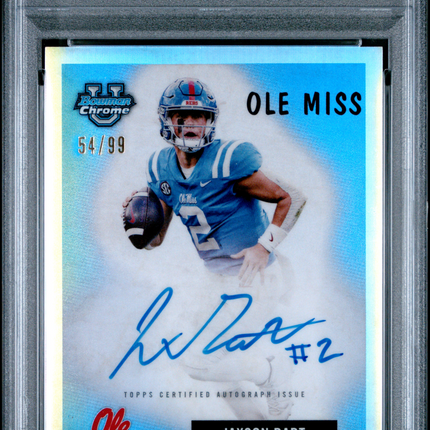 2023 Bowman Chrome 1955 Jaxson Dart #55BJD 54/99 PSA 9 Auto