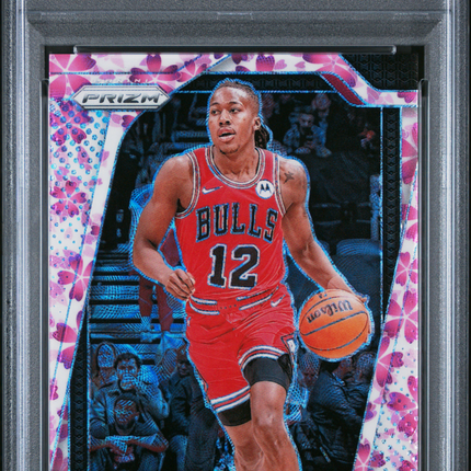 2024 Panini Prizm Ayo Dosunmu #121 Cherry Blossom Choice PSA 8 /20