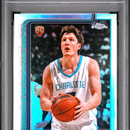 2025 Topps Chrome Kon Knueppel #254 Refractor PSA 9