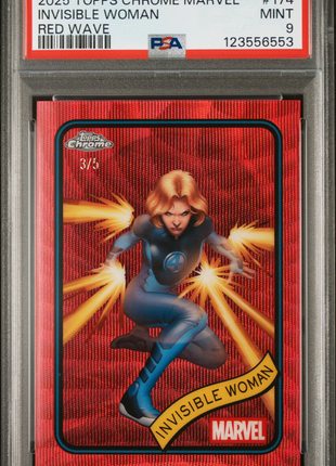 2025 Topps Chrome Marvel Invisible Woman #174 PSA 9