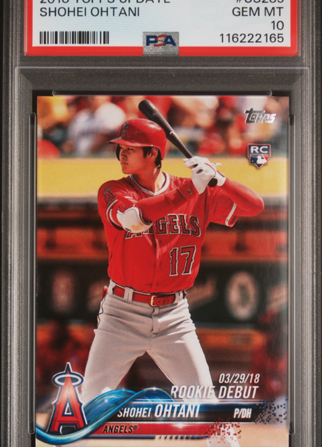 2018 Topps Update Shohei Ohtani #US285 PSA 10