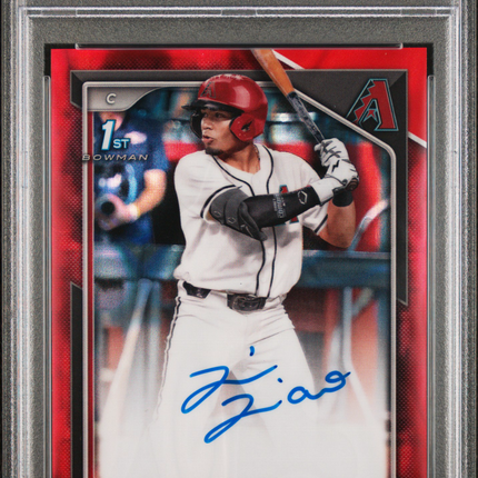 2024 Bowman Draft Chrome Ivan Luciano #CPAIL Red Lava 1/5 PSA 10 Auto