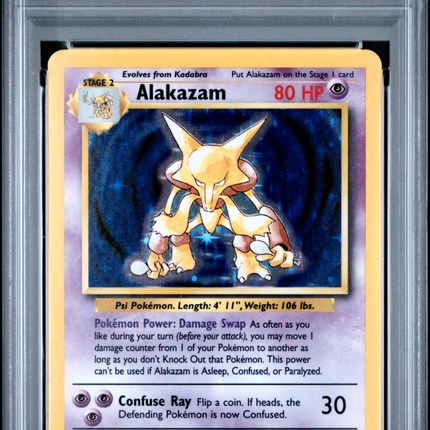 1999 Pokemon Game Alakazam PSA 8 #1