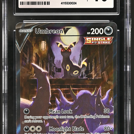 2021 Pokemon Evolving Skies Umbreon V Ultra Rare CGC 10 #189/203