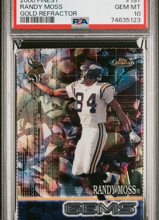 2000 Finest Randy Moss #197 PSA 10