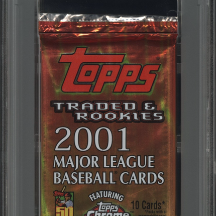 2001 Topps Baseball Traded & Rookies Foil Traded & Rookies PSA 8
