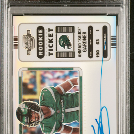 2022 Panini Contenders Optic Sauce Gardner #101 Variation Silver PSA 9 Auto