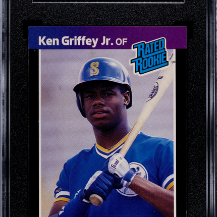 1989 Donruss Ken Griffey JR. #33 SGC 8