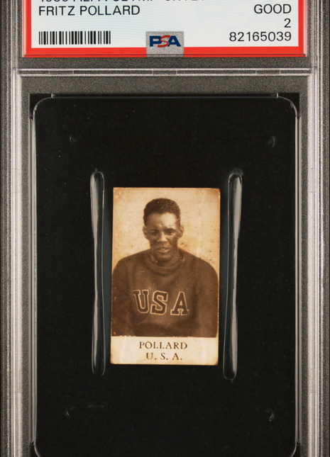 1936 Alfa Olymp-Skylt Fritz Pollard #30 PSA 2