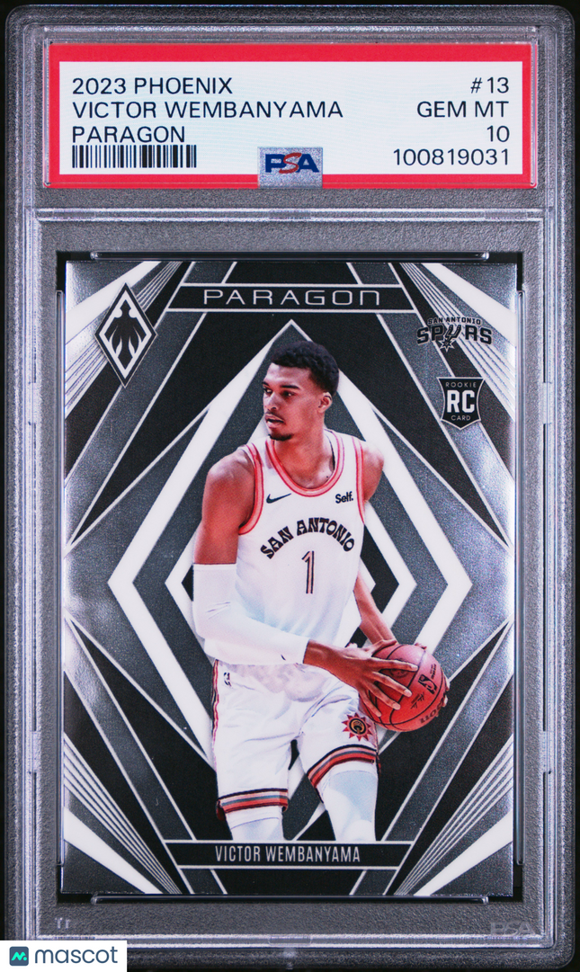 2023 Panini Phoenix Paragon Victor Wembanyama #13 PSA 10