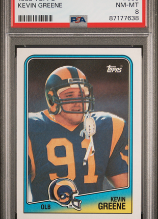 1988 Topps Kevin Greene #300 PSA 8