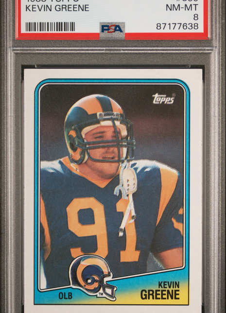 1988 Topps Kevin Greene #300 PSA 8