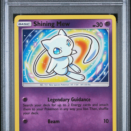 2017 Pokemon Sun & Moon Shining Legends Shining Mew Shining Legends PSA 9 #40