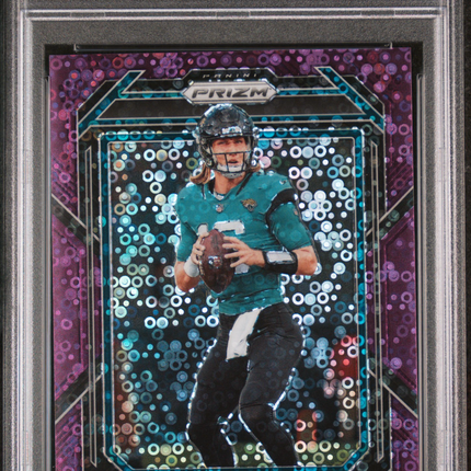 2022 Panini Prizm Trevor Lawrence #131 No Huddle Purple PSA 9 /35