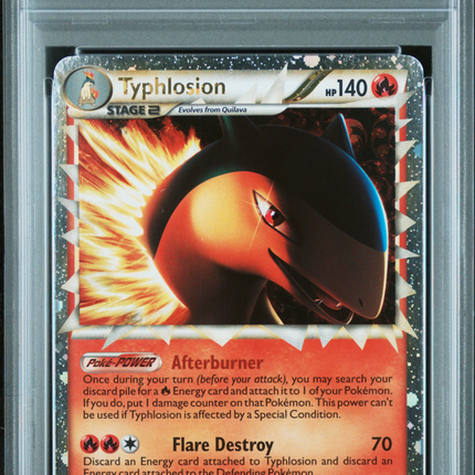 2010 Pokemon Heartgold & Soulsilver Typhlosion PSA 7 #110
