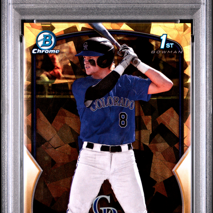 2023 Bowman Draft Sapphire Edition Cole Carrigg #BDC151 Gold /50 PSA 9