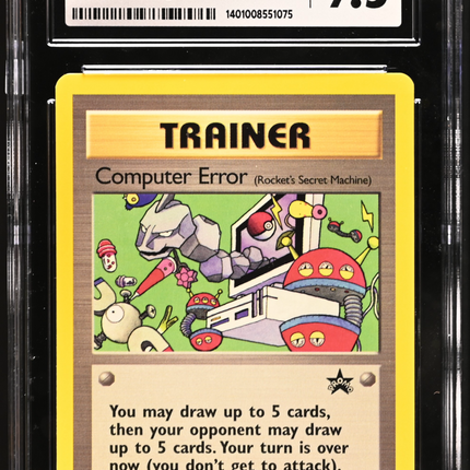 2000 Pokemon Black Star Promos Computer Error CGC 9.5 #16
