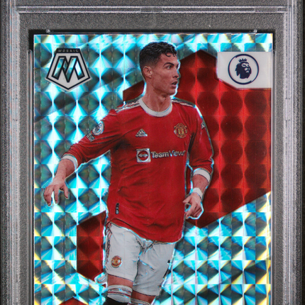 2021 Panini Mosaic Premier League Cristiano Ronaldo #142 PSA 10