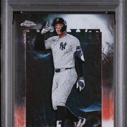 2025 Topps Chrome Update Night Terrors Aaron Judge #1 PSA 10