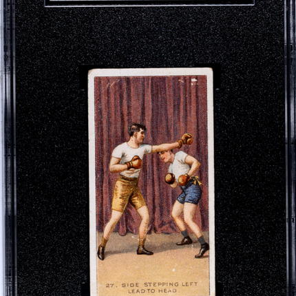 1914 Carreras The Science Of Boxing Side-Stepping Left Lead To Head #27 SGC 2.5