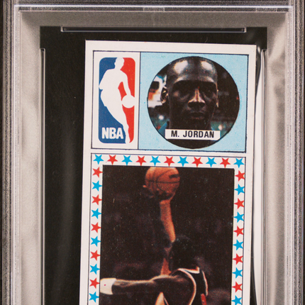 1986 Merchante Spanish Michael Jordan #163 PSA 1.5