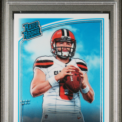 2018 Panini Donruss Optic Baker Mayfield #153 PSA 10