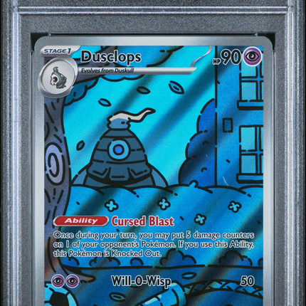 2024 Pokemon Sfa EN-Shrouded Fable Dusclops Illustration Rare PSA 10 #069
