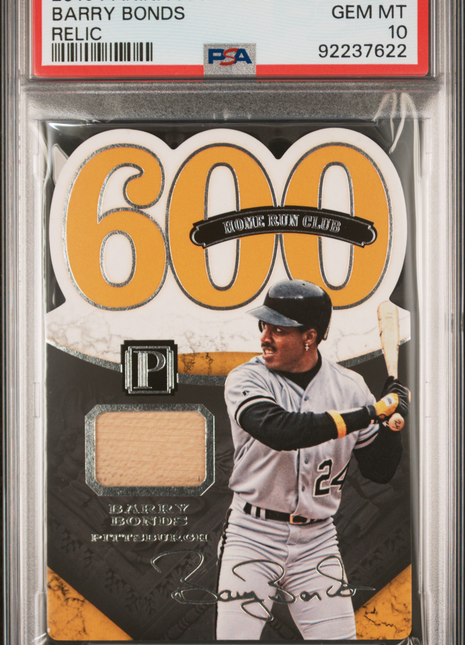2016 Panini Pantheon Barry Bonds #26 Relic PSA 10