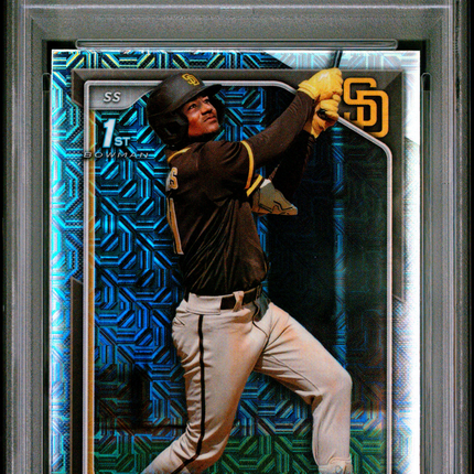 2024 Bowman Mega Box Chrome Prospects Leo De Vries #179 PSA 9