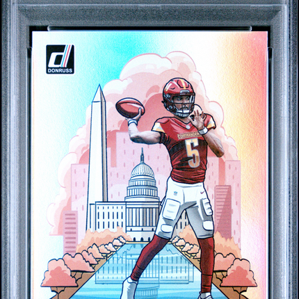 2024 Panini Donruss Downtown Jayden Daniels #16 PSA 10