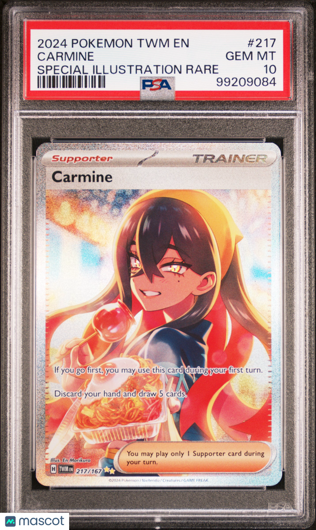2024 Pokemon Twilight Masquerade Carmine Special Illustration Rare PSA 10 #217