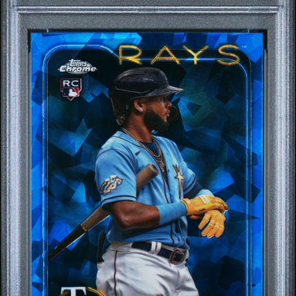 2024 Topps Chrome Sapphire Update Series Junior Caminero #223 PSA 10