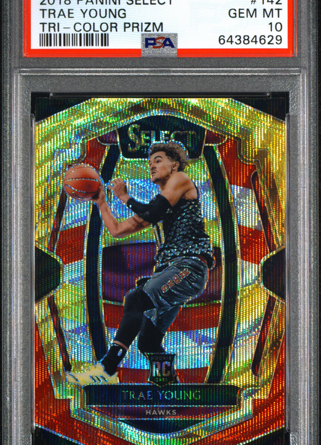 2018 Panini Select Trae Young #142 PSA 10