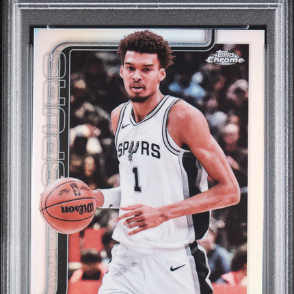 2025 Topps Chrome Victor Wembanyama #221 Refractor PSA 10