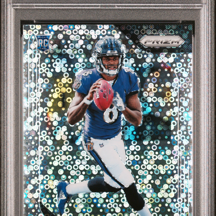2018 Panini Prizm Lamar Jackson #212 Disco PSA 10