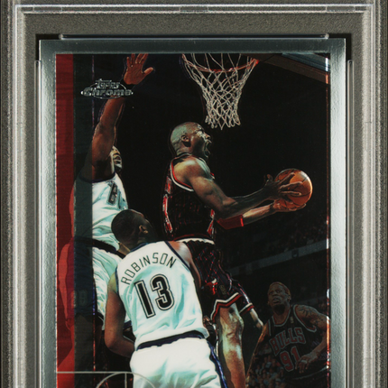 1997 Topps Chrome Michael Jordan #123 PSA 8