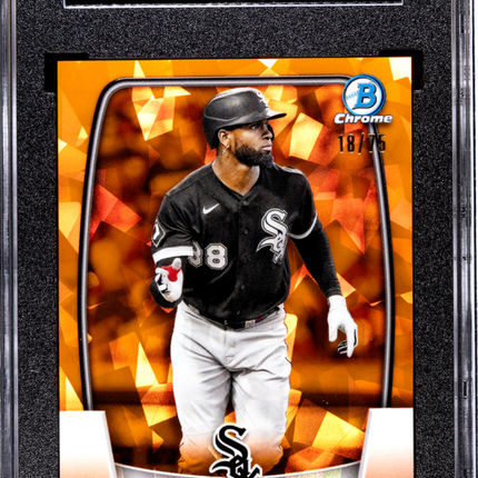 2023 Bowman Chrome Sapphire Luis Robert JR. #76 Orange 75 SGC 10