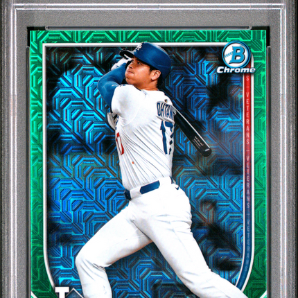 2025 Bowman Chrome Mega Box Shohei Ohtani #17 Green 42/99 PSA 9