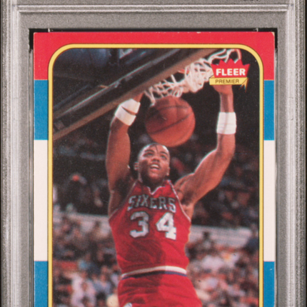 1986 Fleer Charles Barkley #7 PSA 5
