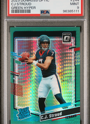 2023 Panini Donruss Optic CJ Stroud #244 PSA 9