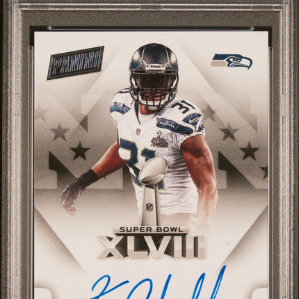 2022 Panini Select Super Bowl Signatures Kam Chancellor #SBXLVIIIKC PSA 10 Auto