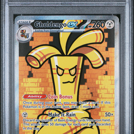 2023 Pokemon Paradox Rift Gholdengo EX Special Illustration Rare PSA 10 #252
