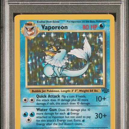 1999 Pokemon Jungle Vaporeon PSA 7 #12