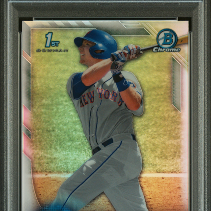 2016 Bowman Draft Pete Alonso #BDC92 Chrome Refractor PSA 10