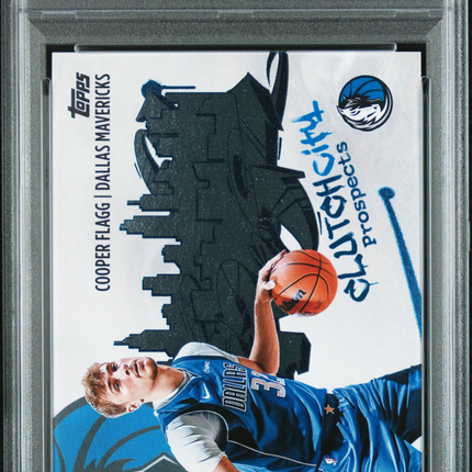 2025 Topps Clutch City Prospects Cooper Flagg #CC-1 PSA 10