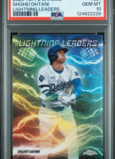 2025 Topps Chrome Lightning Leaders Shohei Ohtani #LL1 PSA 10
