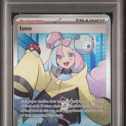 2024 Pokemon SVP EN-SV Black Star Promo Iono Premium Tournament Coll PSA 10 #124