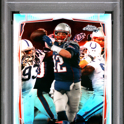 2014 Topps Chrome Tom Brady #62 Refractor PSA 10