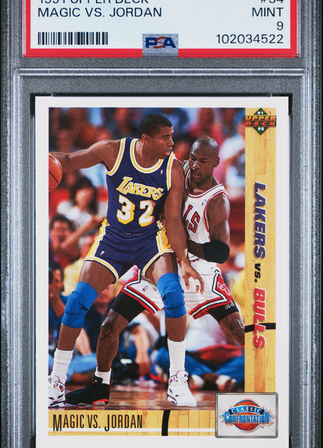 1991 Upper Deck Magic VS. Jordan #34 PSA 9