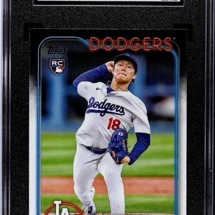 2024 Topps Yoshinobu Yamamoto #553 SGC 10